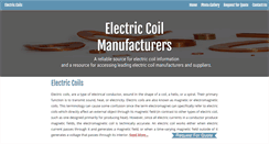 Desktop Screenshot of electriccoils.net